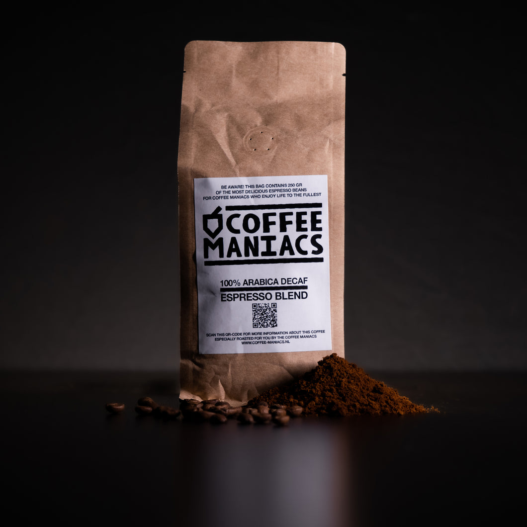 Decaf Koffiebonen - 100% Arabica - Espresso Blend